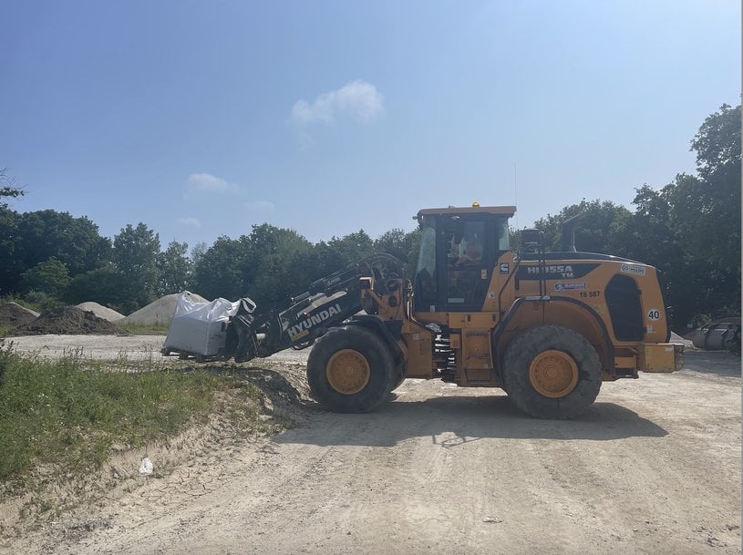 Une HL955A TM fait ses premiers pas chez Marc SA
